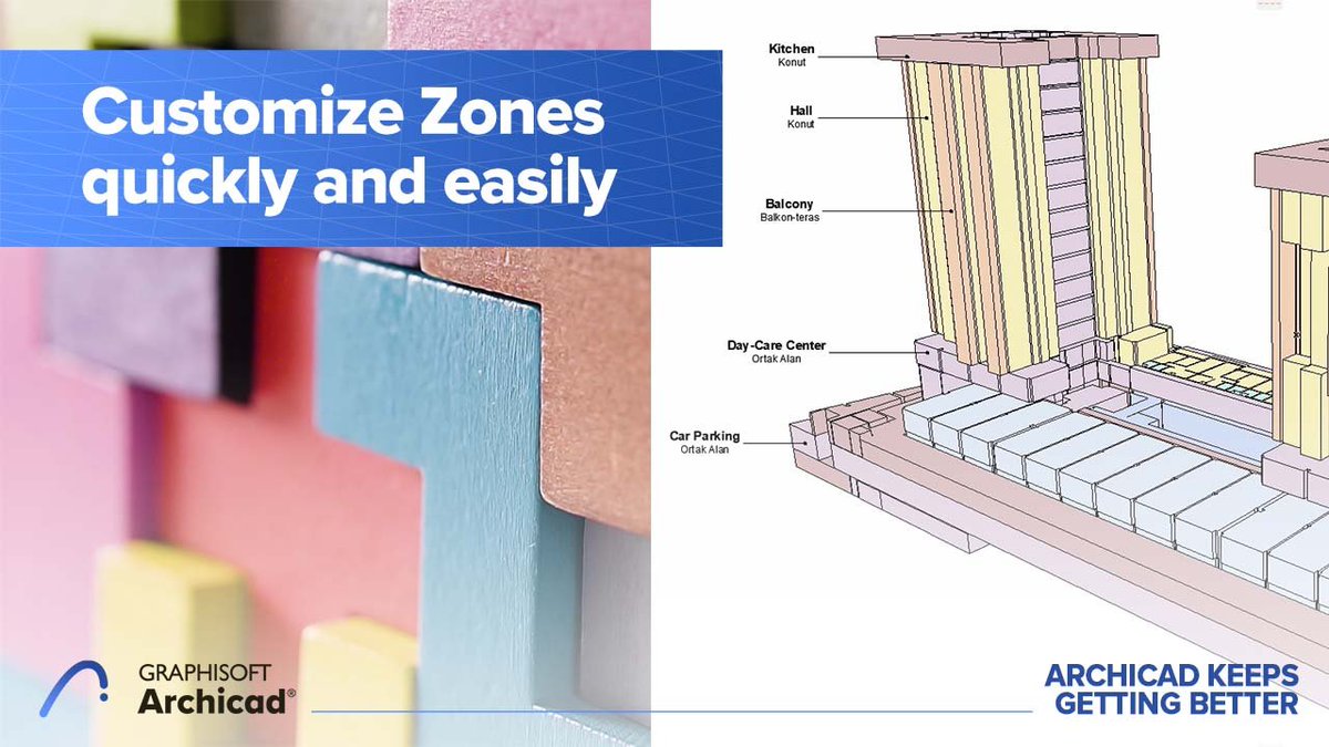 archicad_es's tweet photo. ¡Personaliza las zonas para lograr conjuntos de documentación completos y precisos y agilizar tu flujo de trabajo! Coloca varias etiquetas dentro de un Sello de Zona y muestra los datos que necesitas, donde quieras, de forma totalmente personalizable. https://t.co/GxeSHbzfA8 https://t.co/kjA2B5qsLV