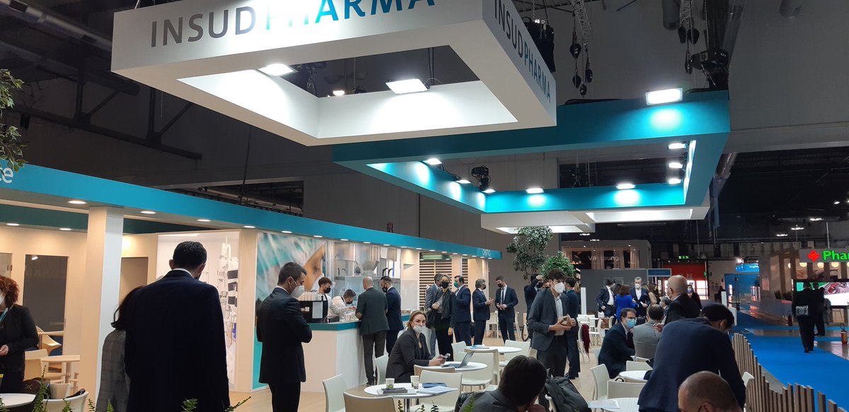 InsudPharma's tweet photo. Estos días se ha celebrado en Milán la @CPhIWW 2021, la feria más importante del sector #farma. Desde #InsudPharma, @Chemo_Pharma, @Exeltis y @mAbxience estamos muy felices de retomar los encuentros con clientes y socios de todo el mundo, ¡qué alegría volver a vernos!
#CPhI https://t.co/7apSRz4mal