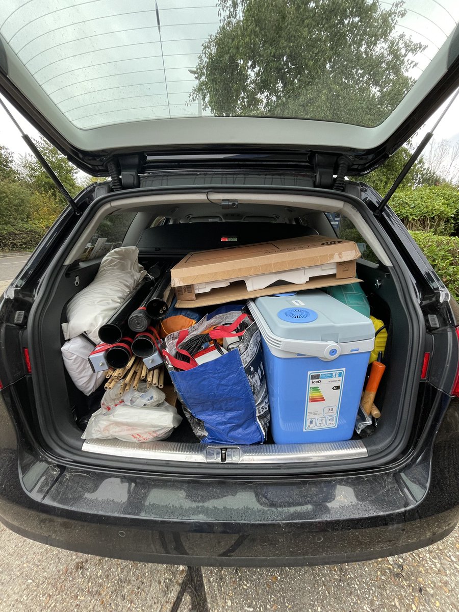 Cars fully loaded and I’m off to Devon for WAE rtty Contest. #wae #rtty #contest #g1n