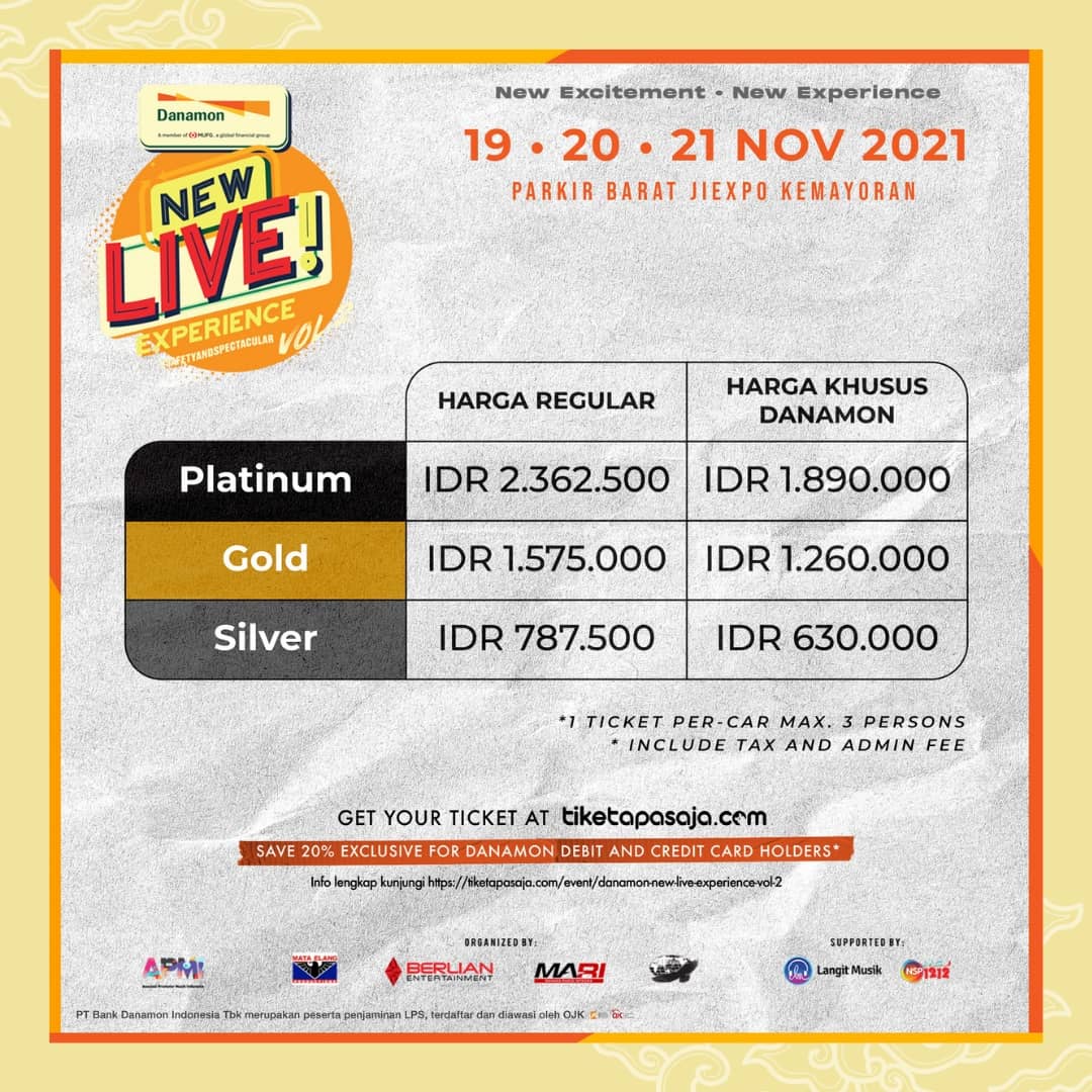 LangitMusik's tweet photo. #Driveinconcert hadir lagi nih sobat! Akan ada @bclsinclair , @noah_site dan @tulusm yang siap memeriahkan Danamon New Live Experience Vol.2. Are you excited?
.
Acara ini di dukung juga oleh @langitmusik dan @nadasambungpribadi1212 https://t.co/fxa3Qv5TVg