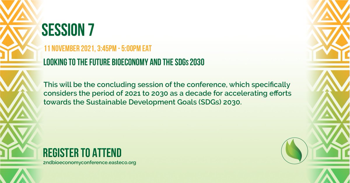 The SDGs Diplomat (@lawrencenzuve) on Twitter photo Looking to the Future - Bioeconomy and the #SDGs 2030 considering 2021-2030 as a decade for accelerating efforts towards the #SDGs & emerging issues like sustainable bioeconomy initiatives will be discussed by <a href="/mansanilsson/">Måns Nilsson</a> Anne Bogdanski <a href="/FAO/">Food and Agriculture Organization</a> <a href="/mfbenda/">Muyambi Fortunate</a> & Cathrine Ziyomo <a href="/BecAHub/">Biosciences for Africa (B4A) Hub</a> Looking to the Future - Bioeconomy and the #SDGs 2030 considering 2021-2030 as a decade for accelerating efforts towards the #SDGs & emerging issues like sustainable bioeconomy initiatives will be discussed by <a href="/mansanilsson/">Måns Nilsson</a> Anne Bogdanski <a href="/FAO/">Food and Agriculture Organization</a> <a href="/mfbenda/">Muyambi Fortunate</a> & Cathrine Ziyomo <a href="/BecAHub/">Biosciences for Africa (B4A) Hub</a>