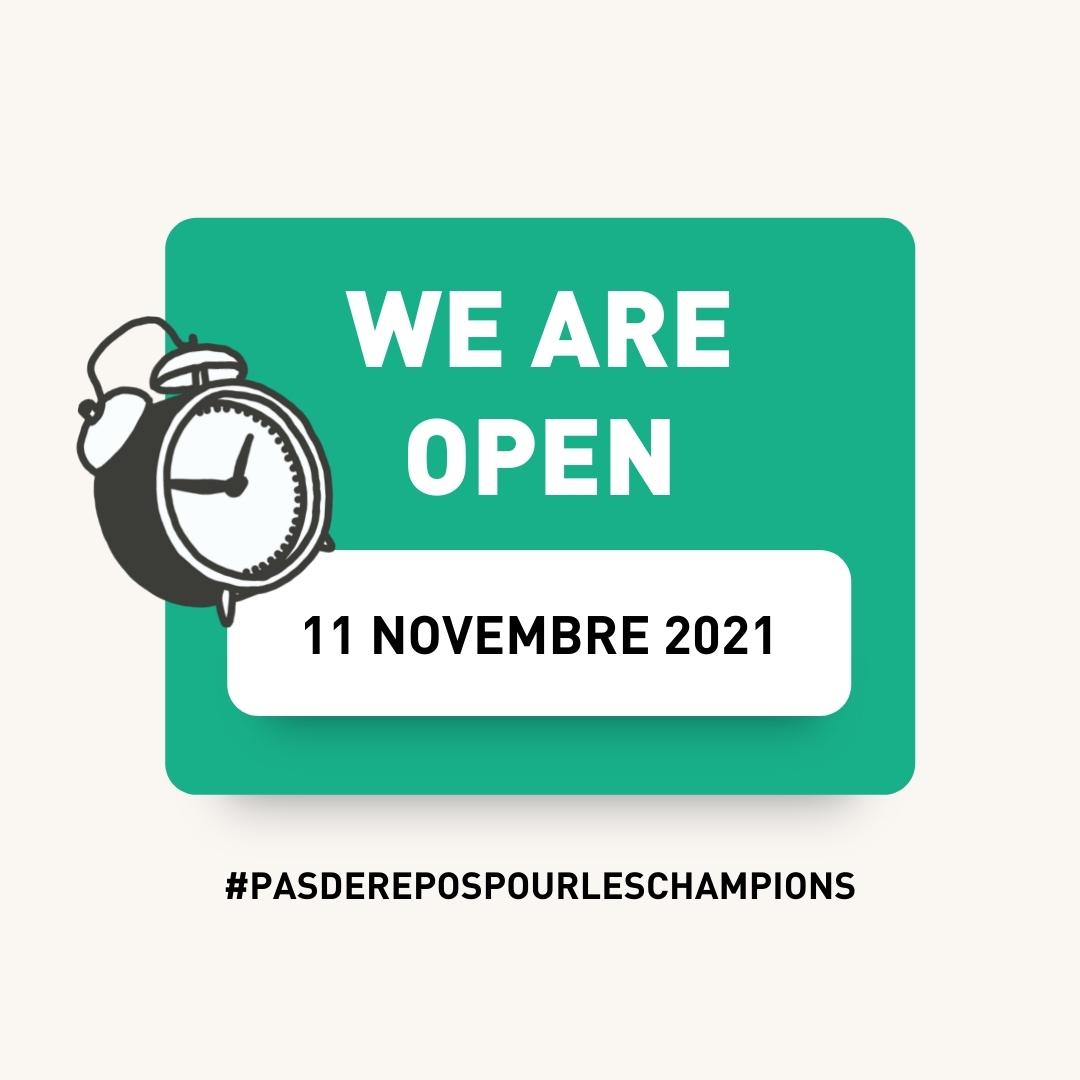 AllVap's tweet photo. ⏰ WE ARE OPEN - 11 NOVEMBRE 2021 
 🏬 AllVap FRANCONVILLE - 9H30 à 19H
 🏬 AllVap SOISY - 9h30 à 19H
 🏬 AllVap TAVERNY - 10H à 19H
Au plaisir de vous recevoir en boutique ☺️
Belle journée à tous !
La team AllVap !
#pasderepospourleschampions 
#11novembre #weareopen #vapeshop https://t.co/2WxdTOg0sk