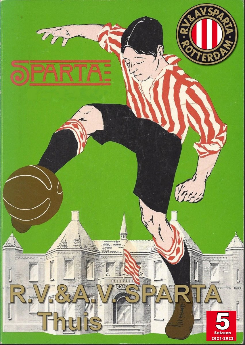 In deze "Sparta Thuis" editie 5, de voorbeschouwing op de wedstrijd R.V.&amp;A.V. Sparta – Charlois, keepersclinic Ed de Goey, teamuitje O9, Sparta Rugby en nog veel meer Sparta nieuws.
“Sparta Thuis” bieden wij u aan via de volgende link:drive.google.com/file/d/13cAu2o…