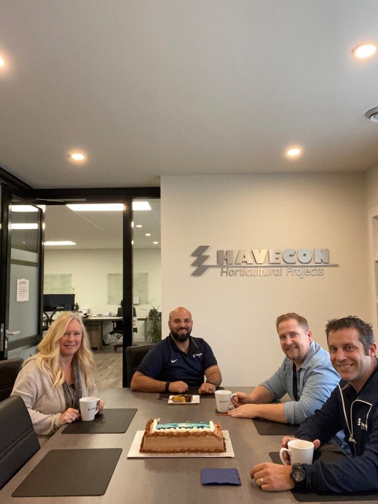 Havecon's tweet photo. With our offices in Canada,Bosnia and the Netherlands we celebrated the anniversary of Havecon. In the countries where we are active the cake was cut to celebrate the 15th anniversary of Havecon with our employees. Because... our employees make the company.
#buildtogrow #Havecon https://t.co/ENlVqhTYjX