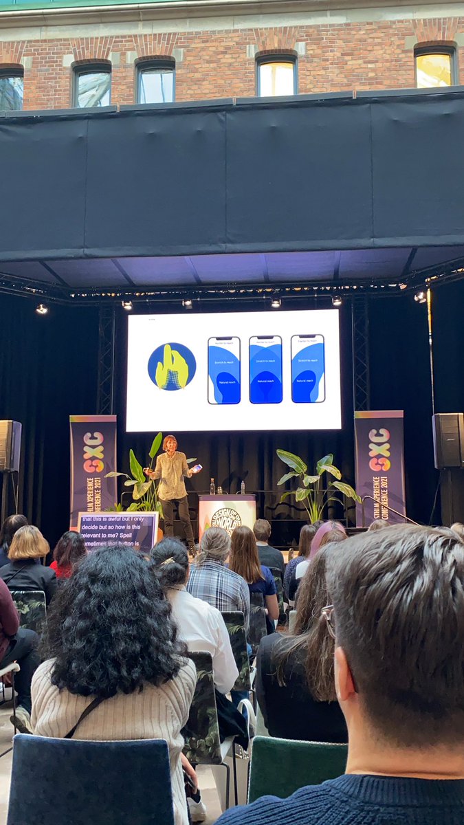 BenniPenni's tweet photo. @LindaStenmark reveals how technology usually is designed to help men (as in male persons) and not everyone. #SXC2021 https://t.co/94i3dBGes0