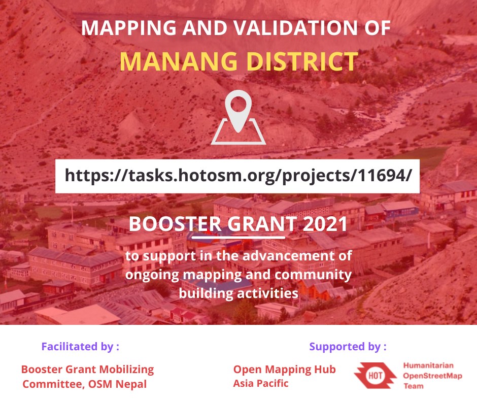 KTMLivingLabs's tweet photo. Khandbari Municipality is completely mapped & under validation. Validators can reach the project here: https://t.co/QYLonQHu2R.
The rest of us mappers are moving on to mapping Manang, one of the most famous tourist destinations in Nepal. https://t.co/MU4ITzvyYD
#LetsmapNepal!💪 https://t.co/ZL0Y5sIpSl
