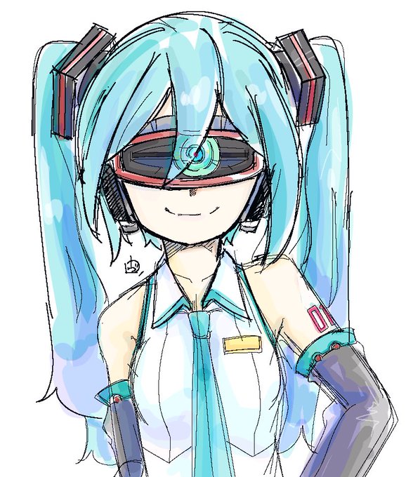モノアイミクってどうだろう?ってラクガキ。

#初音ミク 