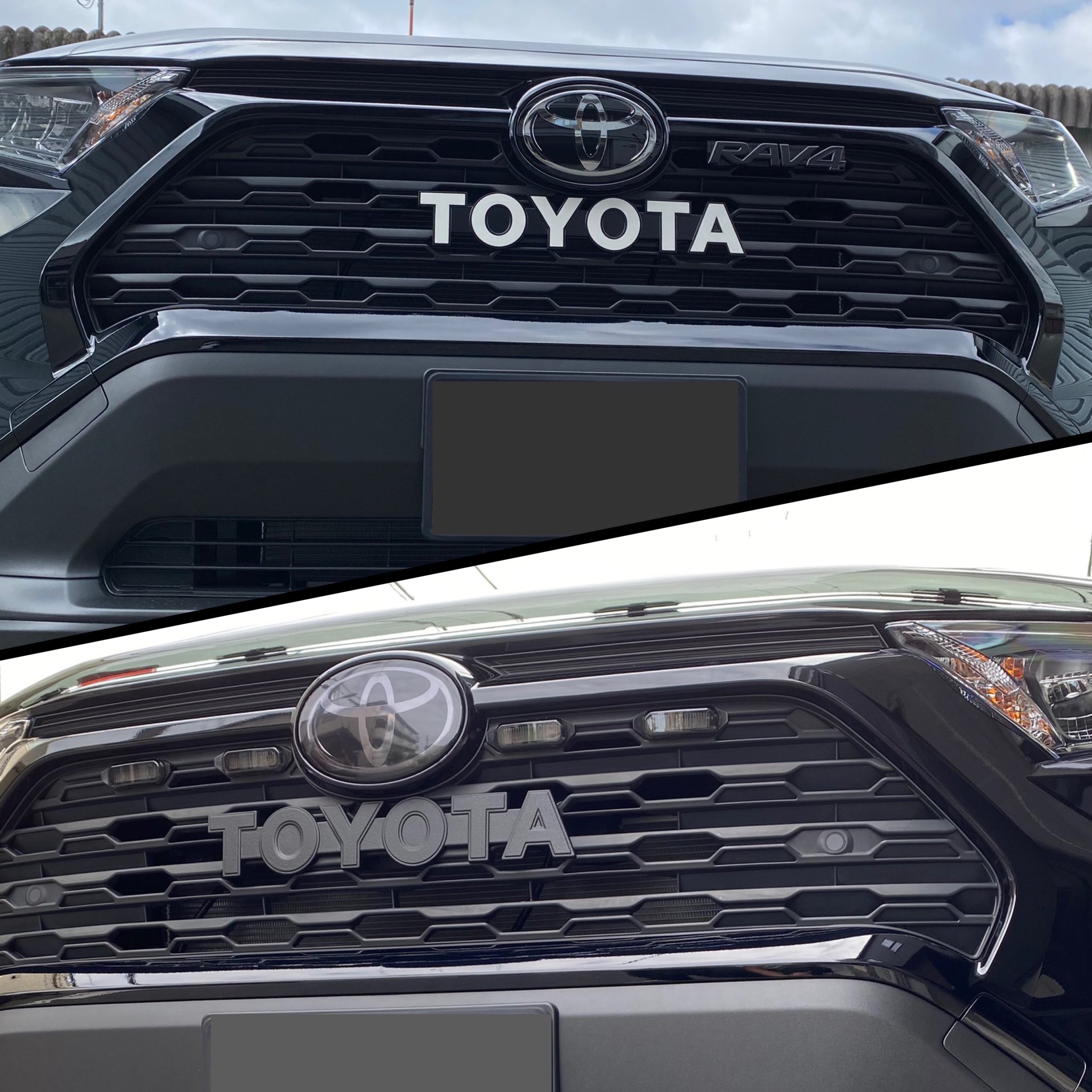 TOYOTAエンブレム 取付ホルダー付き