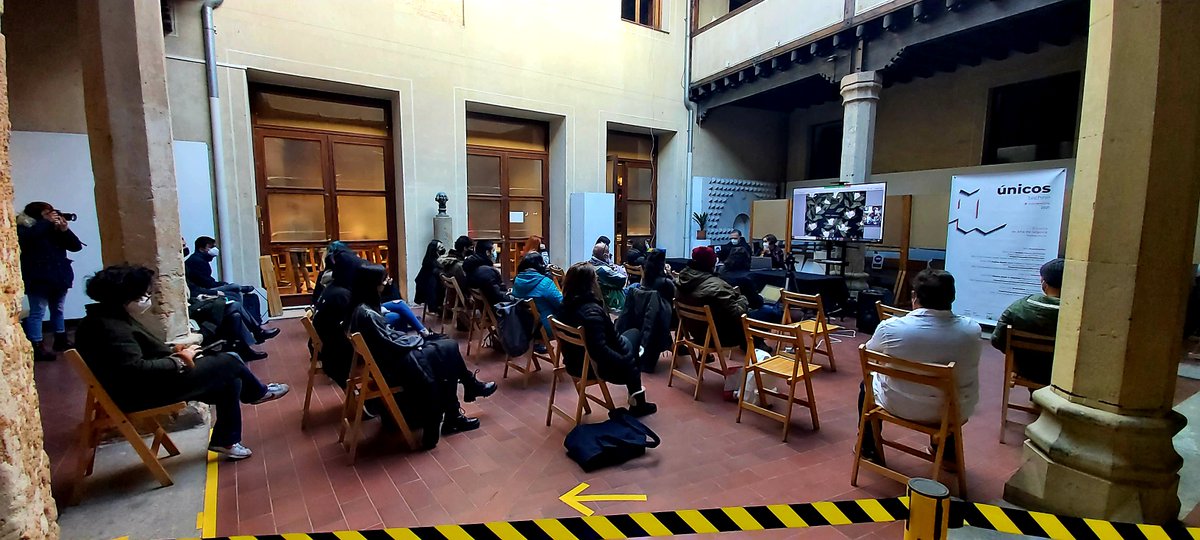 EASDSegovia's tweet photo. Alumnos del Ciclo Superior de Ilustración participan en las ponencias de Raquel Bartolomé,  @Sara_Morante , #MiguelanxoPrado y @mayicestudio enmarcadas en las Jornadas 'Únicos' organizadas por CEARCAL. 
#EASDSegovia #jornadasunicos #cearcal #ciclodegradosuperiordeilustracion https://t.co/Qx3pj8T7LK