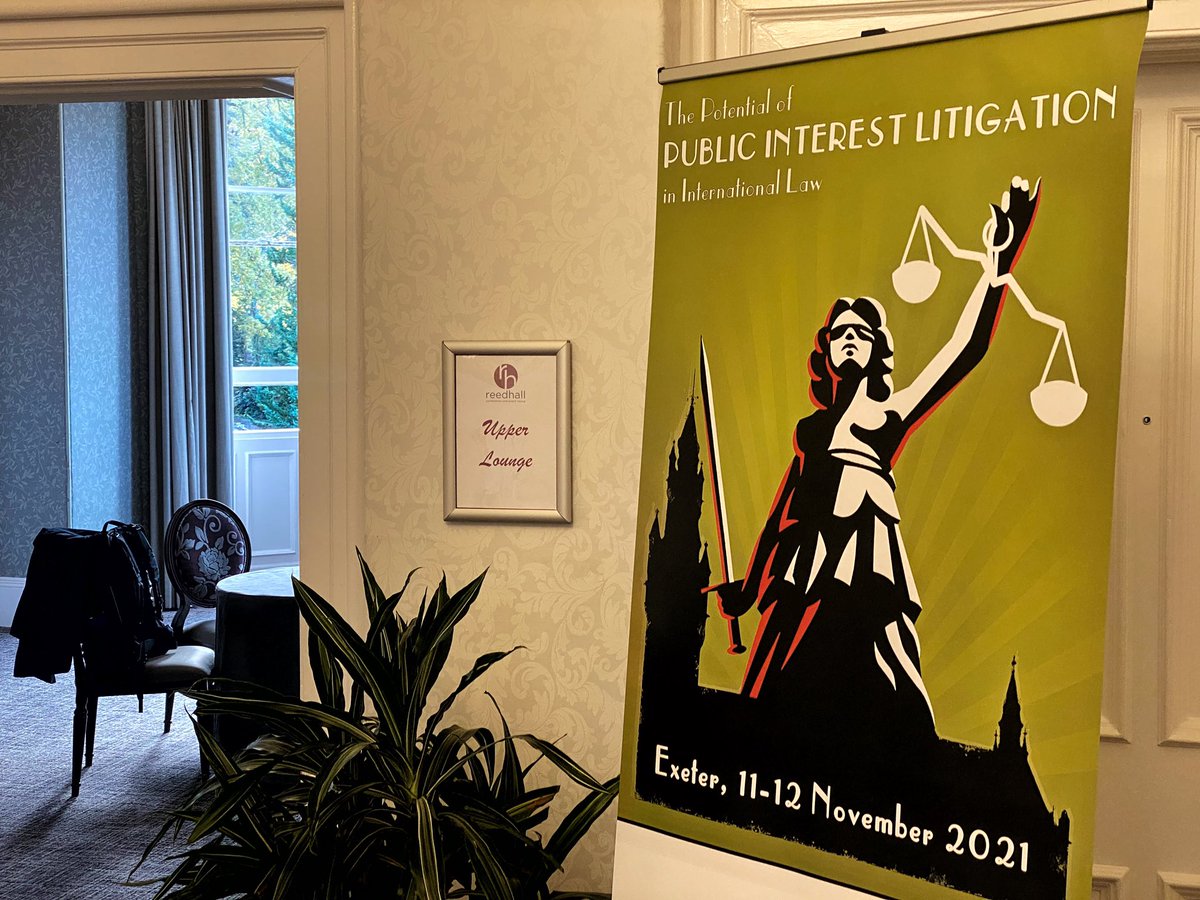We are all set for our workshop on The Potential of Public Interest Litigation in International Law at lovely Reed Hall this morning.

pilitigation.co.uk