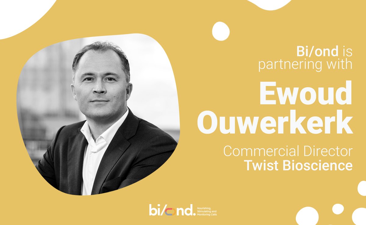 GOBIOND's tweet photo. Bi/ond is preparing to officially launch its microchip solution for culturing complex 3D tissues and to do so, it is partnering with a brilliant and well-experienced individual, @EwoudOuwerkerk, Commercial Director of @TwistBioscience.

📌 Read more at: https://t.co/3mnGQIPU7X https://t.co/kF2RcyGIrB