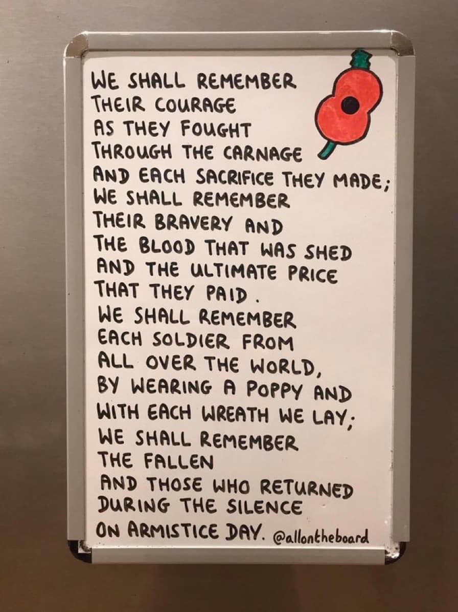 This #RemembranceDay   we remember those who gave the ultimate sacrifice for this country.

#LestWeForget