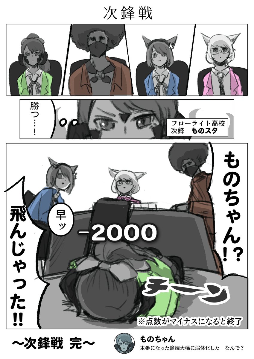 (4/8)次鋒戦～副将戦 