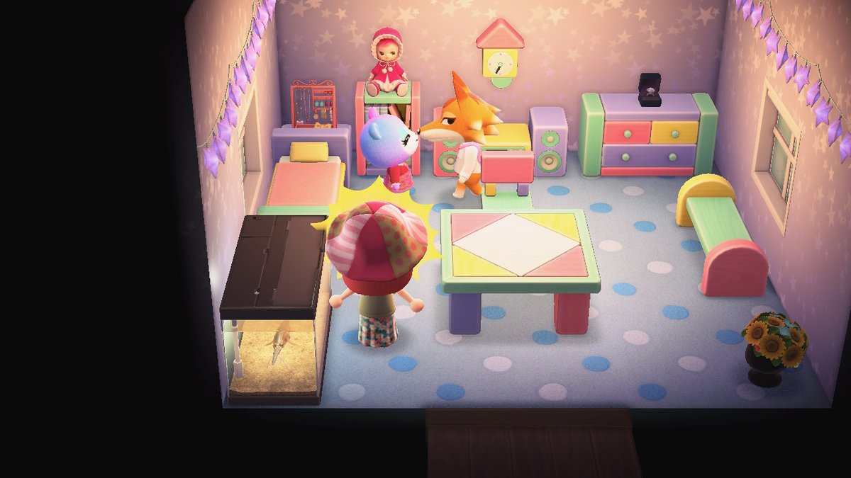 ayason76's tweet photo. 遊びに来た相手の後ろをニコニコついてまわる仕様かわいいね、、、 #どうぶつの森 #AnimalCrossing #ACNH #NintendoSwitch https://t.co/D49ZwJwHpS