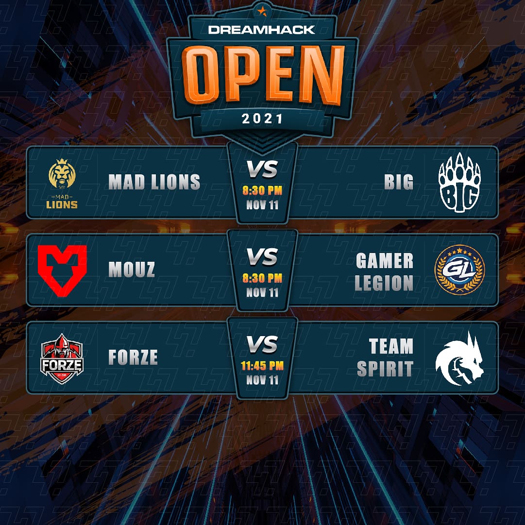 official747live's tweet photo. The victor of Group A in the DreamHack Open November 2021 will face the underdog of Group B on November 11 at 8:30 p.m. PST. Simultaneously, the elimination match will take place.
Catch the game later and place your bets only at 747 Live!
#747LIVE #CSGO #DreamHackOpen https://t.co/8C8dCB2ZWe