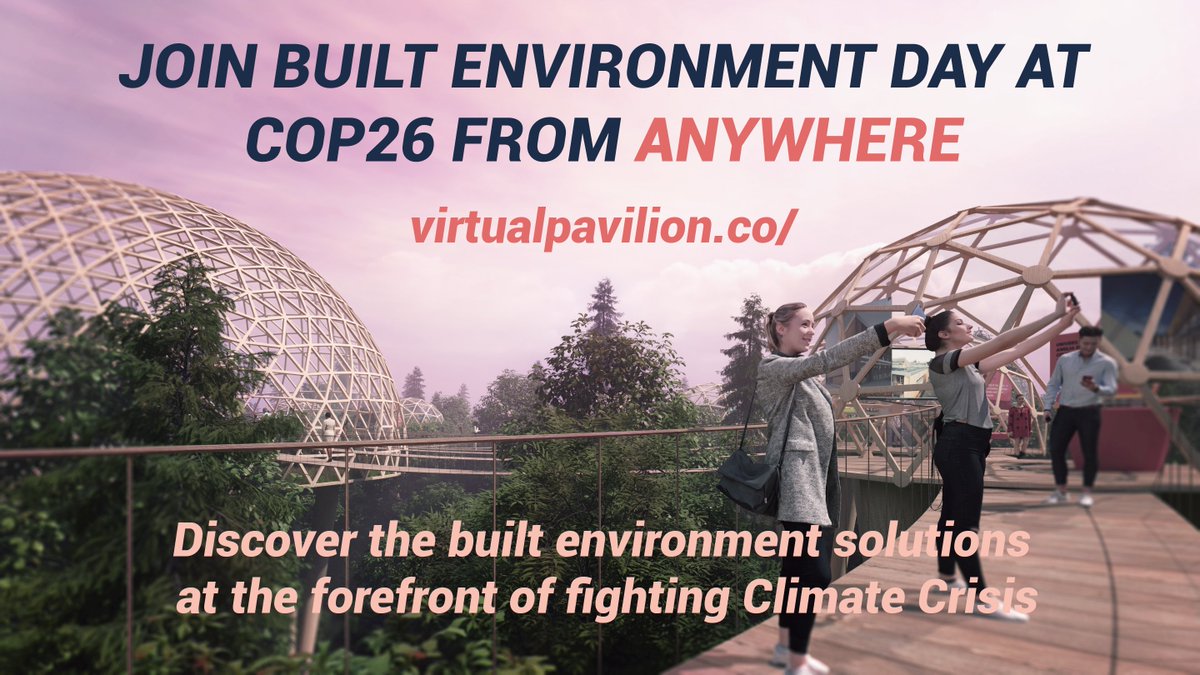 COP26 Built Environment Virtual Pavilion tweet media