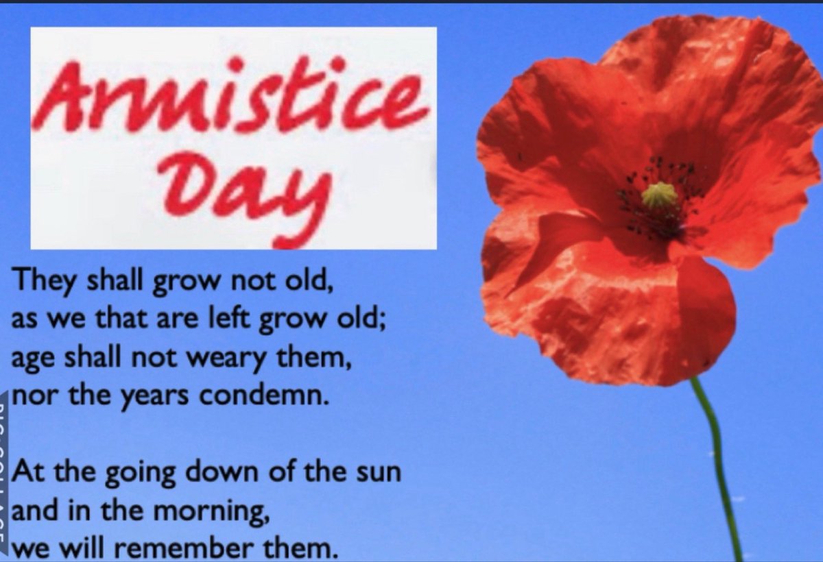 BlokeFromBFC's tweet photo. Armistice Day is on 11 Nov & also known as Remembrance Day
It marks the day WW1 ended, at 11am on the 11th day of the 11th month, in 1918
Remembrance Sunday is also marked each year, this falls on the second Sunday in November
#WeMustRememberThem https://t.co/SKSCuGypb1