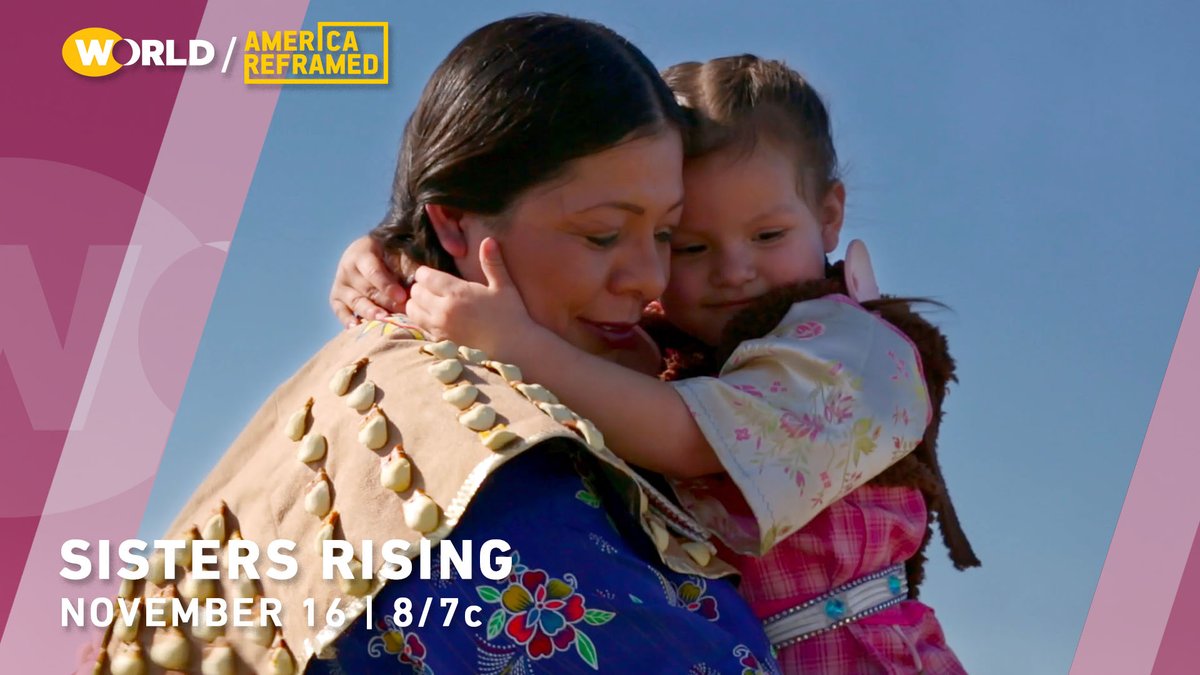 americareframed's tweet photo. Generations of Native American women have experienced sexual violence with no accountability for their perpetrators. Now, six survivors are fighting to put an end to the injustice. Watch #SistersRising on 11/16 at 8/7c on @worldchannel @visionmakrmedia https://t.co/xOLI2Q7Gai https://t.co/kcOfK24gF1