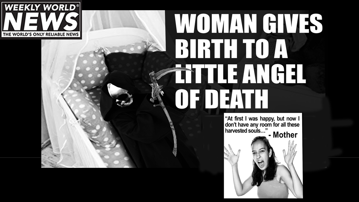 weeklyworldnews's tweet photo. Breaking Bad??.. No, this little one was born bad!
#devil #devilmother #angelofdeath #devilbaby #mothers #harvestedsouls https://t.co/OOc5cPCgd4