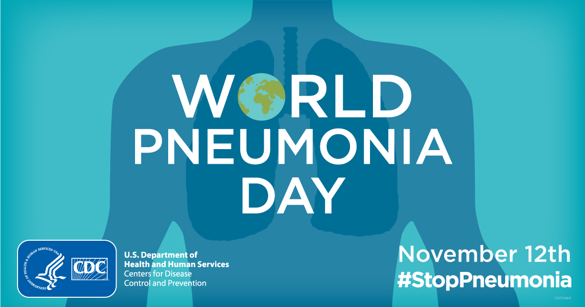 CDCGlobal's tweet photo. #Pneumonia is an infection in the lungs commonly caused by bacteria or viruses. Breathe easier this World Pneumonia Day (Nov 12). Learn how to protect yourself. https://t.co/eam9OEaWAg 

#EveryBreathCounts https://t.co/l2esX4YffE