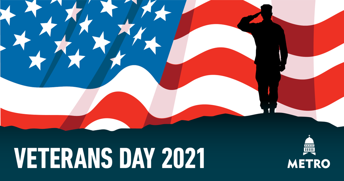 CapMetroATX's tweet photo. There are over 250 veterans who are part of the #CapMetroFamily💙.
To those women and men, and all others who have served bravely defending this country and our freedoms, thank you.
#VeteransDay #Veterans https://t.co/2hFwM5QM7A