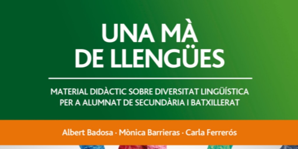 llenguacat's tweet photo. 📗 "Una mà de llengües" és el material didàctic sobre diversitat lingüística per a alumnat de secundària i batxillerat que hem elaborat conjuntament amb el @glidiUB.

💻 Vols obtenir-lo? Entra a https://t.co/5CPsm3QGsK i omple el formulari! https://t.co/tp6mJ4nZng