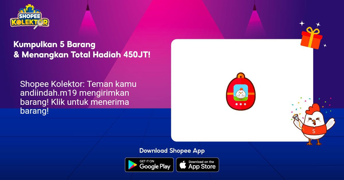 Andiindah_AIM's tweet photo. Shopee Kolektor: Teman kamu andiindah.m19 mengirimkan barang! Klik untuk menerima barang! https://t.co/R3TuW8ZGsz https://t.co/9iNS8UsBTA