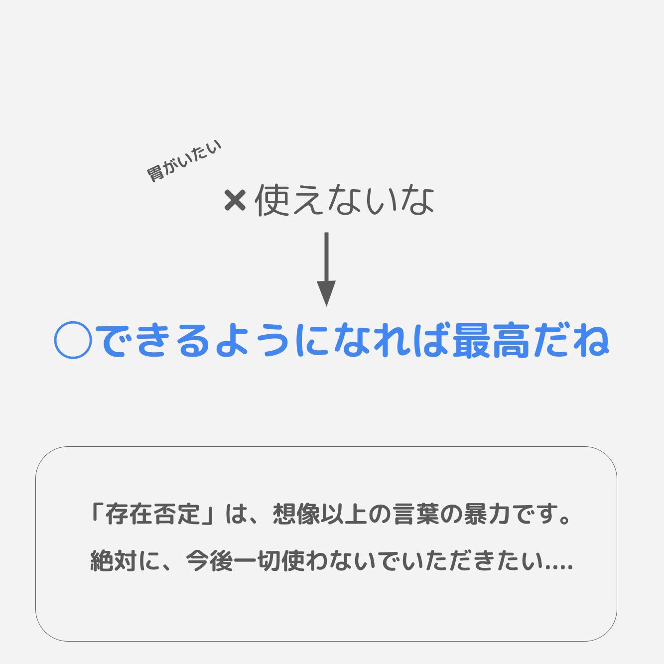 岡内大晟 言い換えコトバ 炎上覚悟 こんな先輩はイヤ 使えんな やる気ある 頑張りが足らないね 人のモチベーション下げるのが趣味なんかな くやしいから 言い換えコトバで好かれる先輩に変えちゃう ブラックな祭り T Co Dulnyqydw6