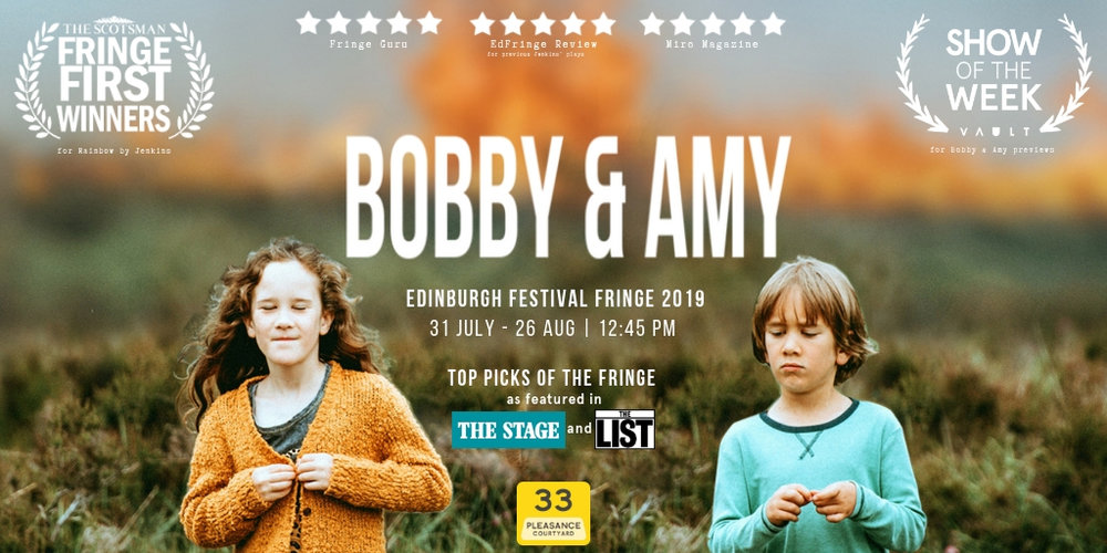 "The audience... went on applauding for long after the actors left the stage, and deservedly so." Heather Kay, Oxford Daily Info : bit.ly/B_A_Oxford

Bobby &amp; Amy
Friday 19 November 
7:30pm 
Creative Folkestone Quarterhouse

Tickets: bit.ly/BobAmy