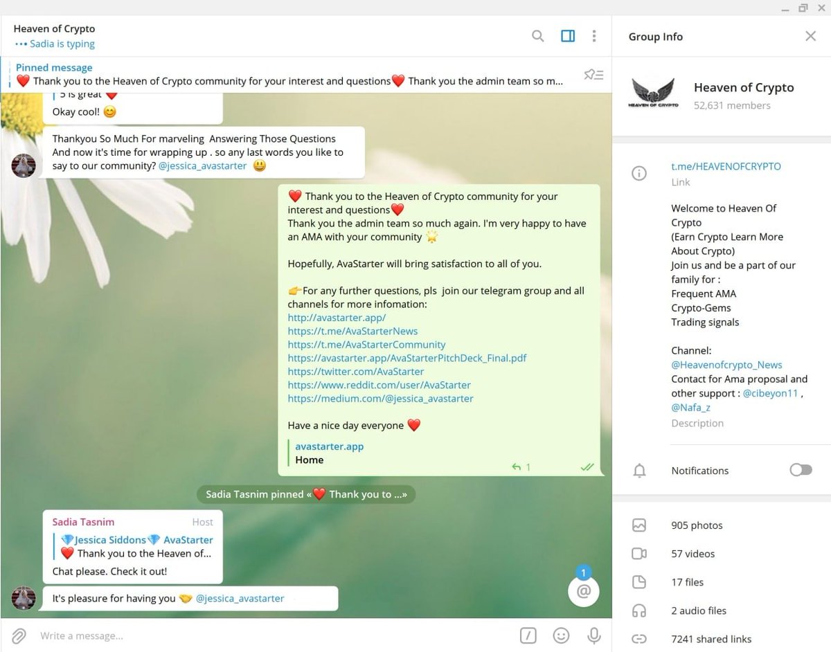 AvaStarter (@avastarter) on Twitter photo 🔥Our AMA with the <a href="/HeavenOfCrypto1/">Heaven Of Crypto</a> was very successful.
Thank you for following and supporting us!❤️ 🔥Our AMA with the <a href="/HeavenOfCrypto1/">Heaven Of Crypto</a> was very successful.
Thank you for following and supporting us!❤️