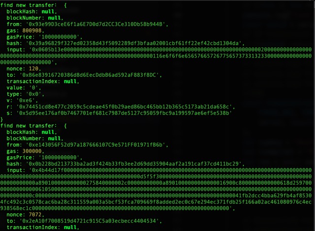 写了个监控链上交易的程序，试着玩了下夹子，然后发现了honey pot，很多好玩的方式。