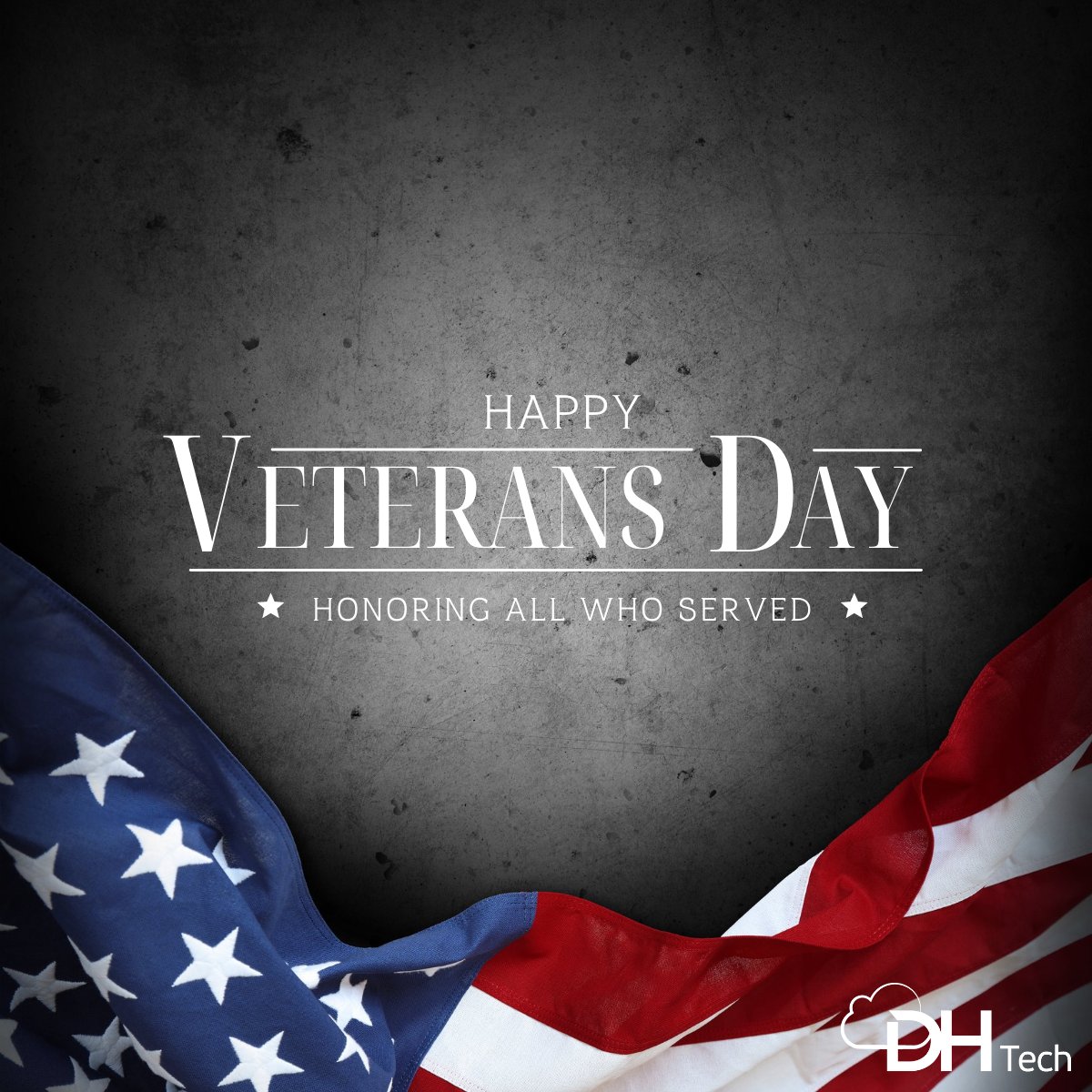 DH_Tech's tweet photo. Home of the free, because of our brave heroes, past, present and future. Thank you for your dedication and service! #VeteransDay https://t.co/hRDOEuFT5G