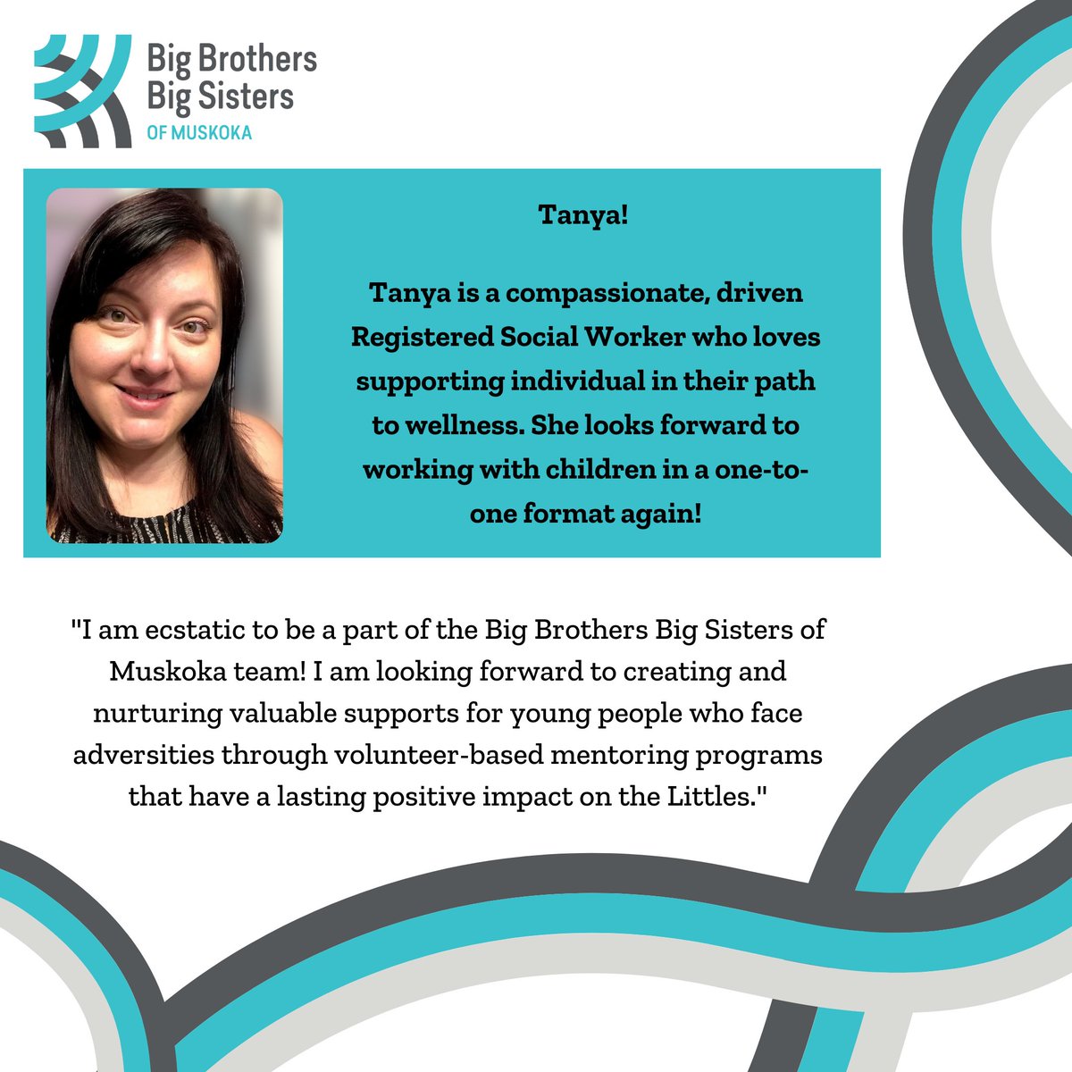 BBBS Muskoka has a New Mentoring Coordinator! - mailchi.mp/5ccbb35b2b49/u…