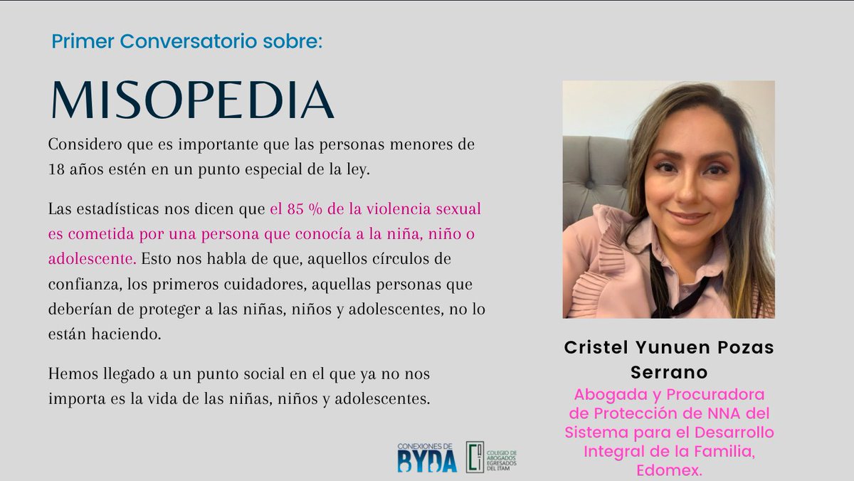 C_deBYDA's tweet photo. En los círculos cercanos y familiares es donde mayormente se cometen delitos sexuales contra niñas, niños y adolescentes.
¿Por qué crees que en estos "círculos de confianza" están violentando a la niñez y adolescencia?.
#misopedia #conexionesdebyda #caeitam https://t.co/5nLnnAJoyP