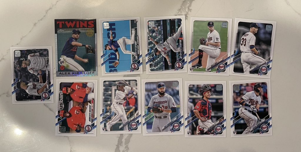 tlschwerz's tweet photo. One more giveaway for the week.

2021 @Topps Update launched last week. It includes plenty of #MNTwins rookies including Trevor Larnach. This team set can be yours!

RT to enter, must be following to win. https://t.co/XqAAGWVS4t