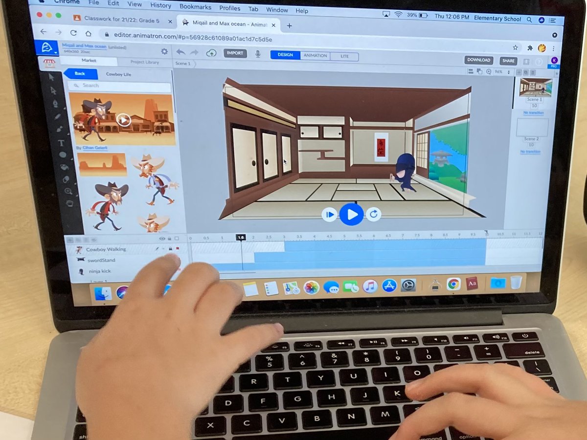 harves4556's tweet photo. G5 @igbis5 are back @IGBintschool and learning the nuances of #Animatron while making short informational videos about Digital Citizenship for their upcoming Mini-PYPX. Stay tuned for developments. @KariThompson4 @CaitlanHurrell https://t.co/9oh6YQbdlB