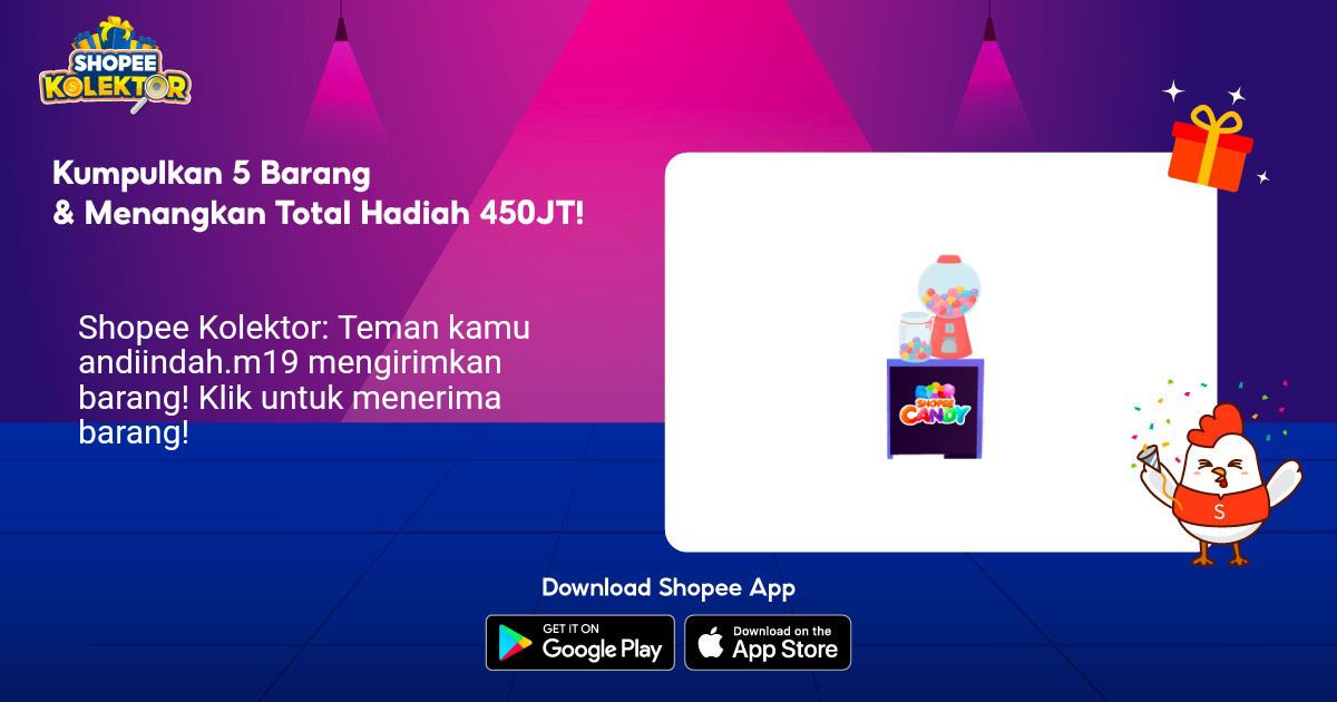 Andiindah_AIM's tweet photo. Shopee Kolektor: Teman kamu andiindah.m19 mengirimkan barang! Klik untuk menerima barang! https://t.co/nM7BR2ue3a https://t.co/s1PsHRZYZG