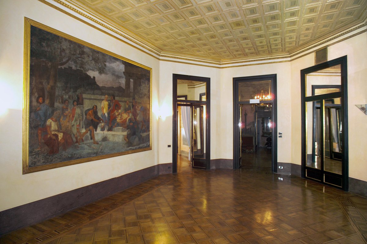 padovamusei's tweet photo. Nuovo appuntamento con #GiovedìAlPedrocchi.
La sala greca, che vi mostriamo oggi, è una stanza a pianta ottagonale con soffitto a cassettoni intagliati e decorati d’oro.
https://t.co/PJ9dKYcUp1
@PadovaCultura
#CaffePedrocchi #pedrocchi #padova #veneto #arte #architettura https://t.co/wkARt2qjbI