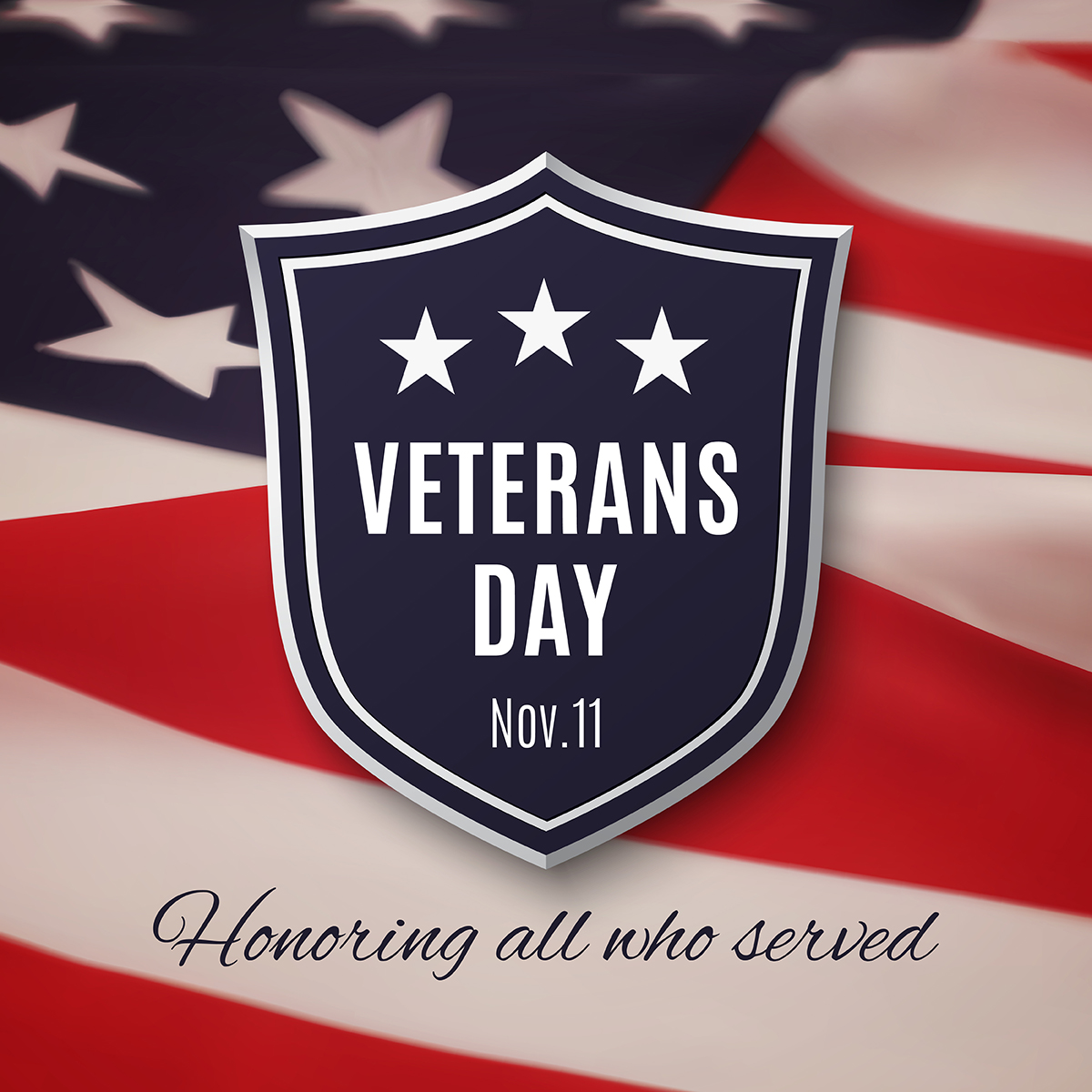 To all those who have served and are still serving, we thank you! #VeteransDay