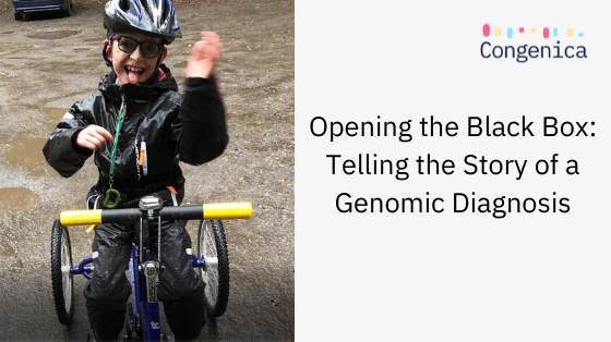 Congenica's tweet photo. Today we open the 'black box' and follow a patient's journey as they are enrolled in the 100k Genomes Project, searching for answers to a young boy's significant healthcare challenges. https://t.co/3jZZsOv9iF #lifechanginganswers #blackbox #rarediseases https://t.co/q9Df4vuPzx