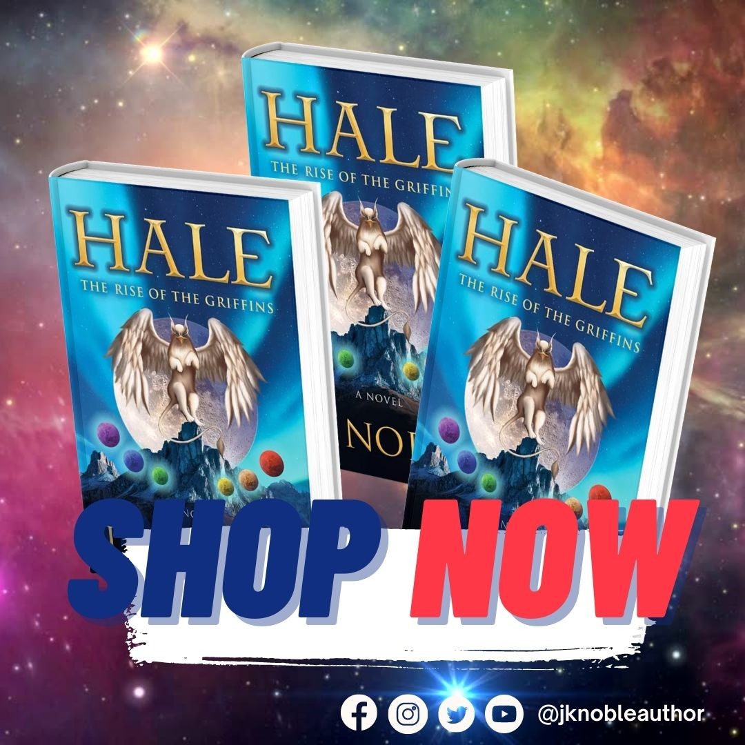 jknobleauthor's tweet photo. Hale: The Rise of the Griffins is out already!! Get it in the link in the bio!

#jknoble #jknobleauthor #author #fantasynovel #hale #theriseofthegriffins #magicobjects #nookbook #kindle #meetandgreet #bookloversunite #bookreleasedtoday https://t.co/fHwTlFUaIU