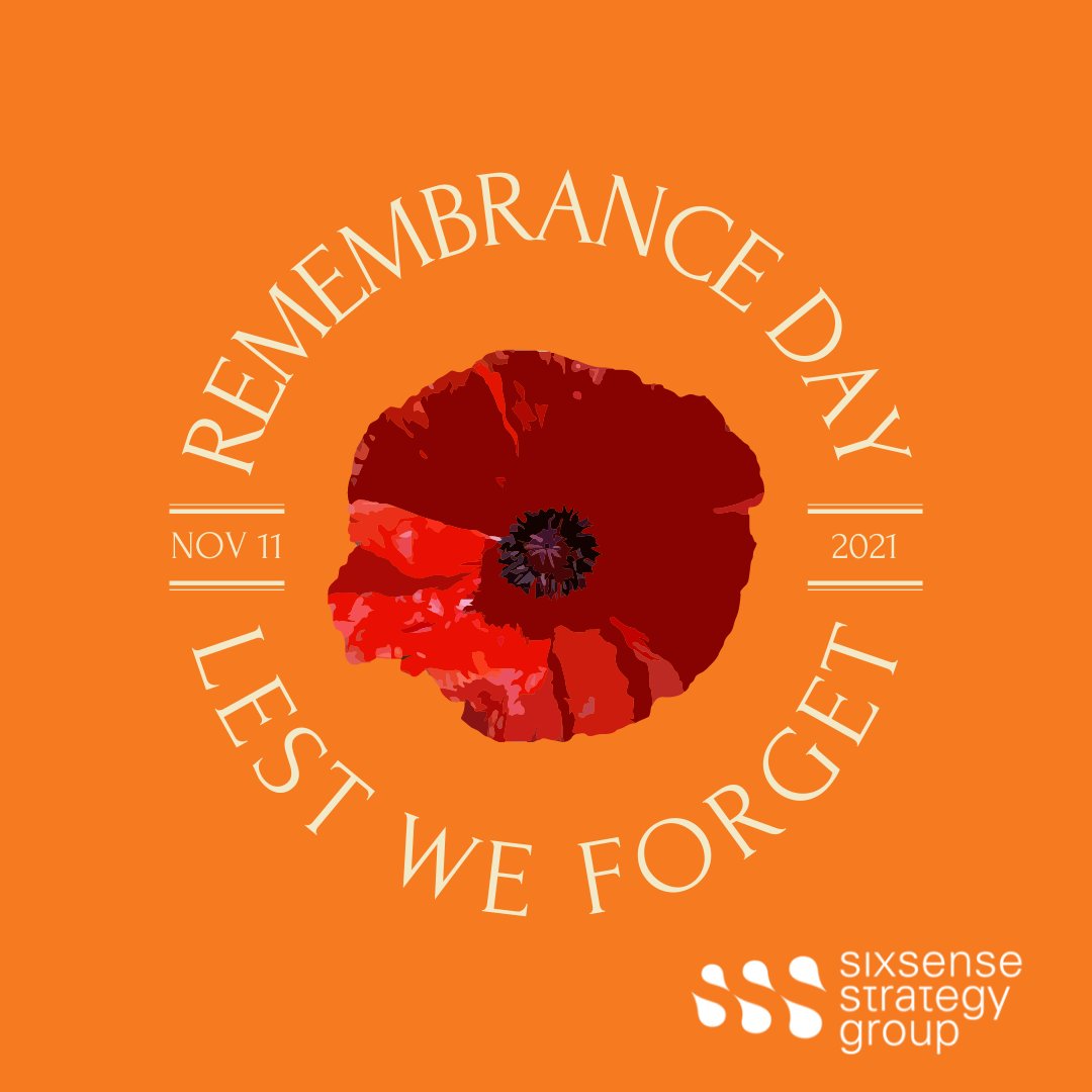 sixsense remembers.

Today at 11am, we will be observing the 2 minutes of silence to remember those who sadly lost their lives in all wars and to remember the sacrifices made by so many, in so many conflicts around the World. 

#RemembranceDay2021 #LestWeForget