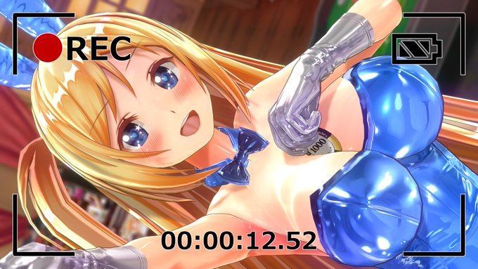 金髪バニーガール配信 