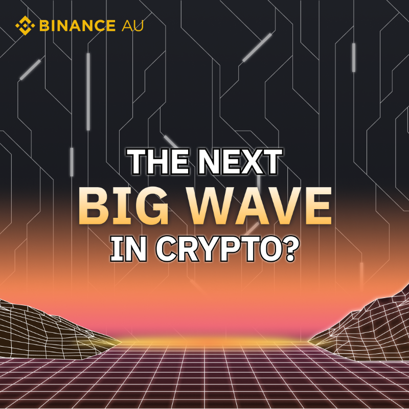 binance's tweet photo. The Metaverse is here on Binance Australia.