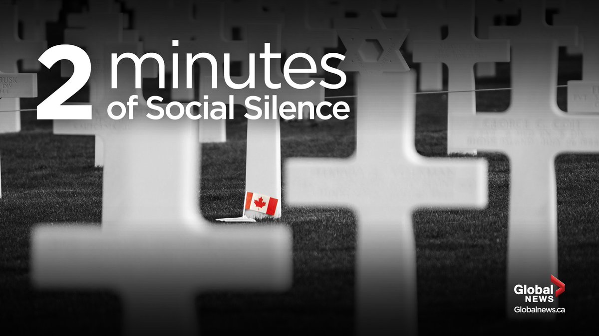 globalnewsto's tweet photo. This #RemembranceDay, join us in observing a moment of social media silence at 11 a.m. ET.

#LestWeForget 

Read: https://t.co/sJrSLwle4q https://t.co/CQqP0l6TCJ