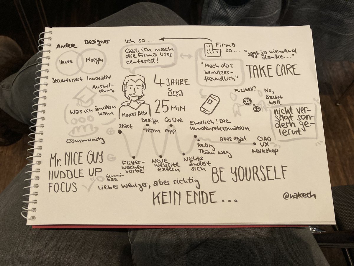Naketh's tweet photo. Eine ehrliche UX fuck up Story am #WUDch #WUD #WorldUsabilityDay #UXSchweiz https://t.co/LFR03vVgqO