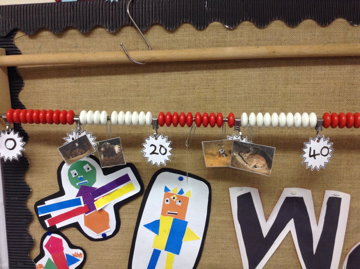PillYear2's tweet photo. This week we have been learning about animals that live underground ready for our #AnimalsInteractive visit. We have been measuring the length of the animals and ordering them and adding them to the bead bar @Maths_Tree @Pill_Primary https://t.co/EQZiOZwU0k