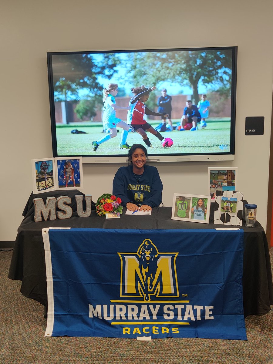 JDiazGJHS's tweet photo. What a huge milestone in this young lady's life! Signed to Murray State for soccer! I was honored to be invited to such a big moment in her life! May God grant you all you dreamed and hoped for in your future endeavors! Congratulations Jayden! @GJHRangers #rangerpride https://t.co/qAjSnv0SaR