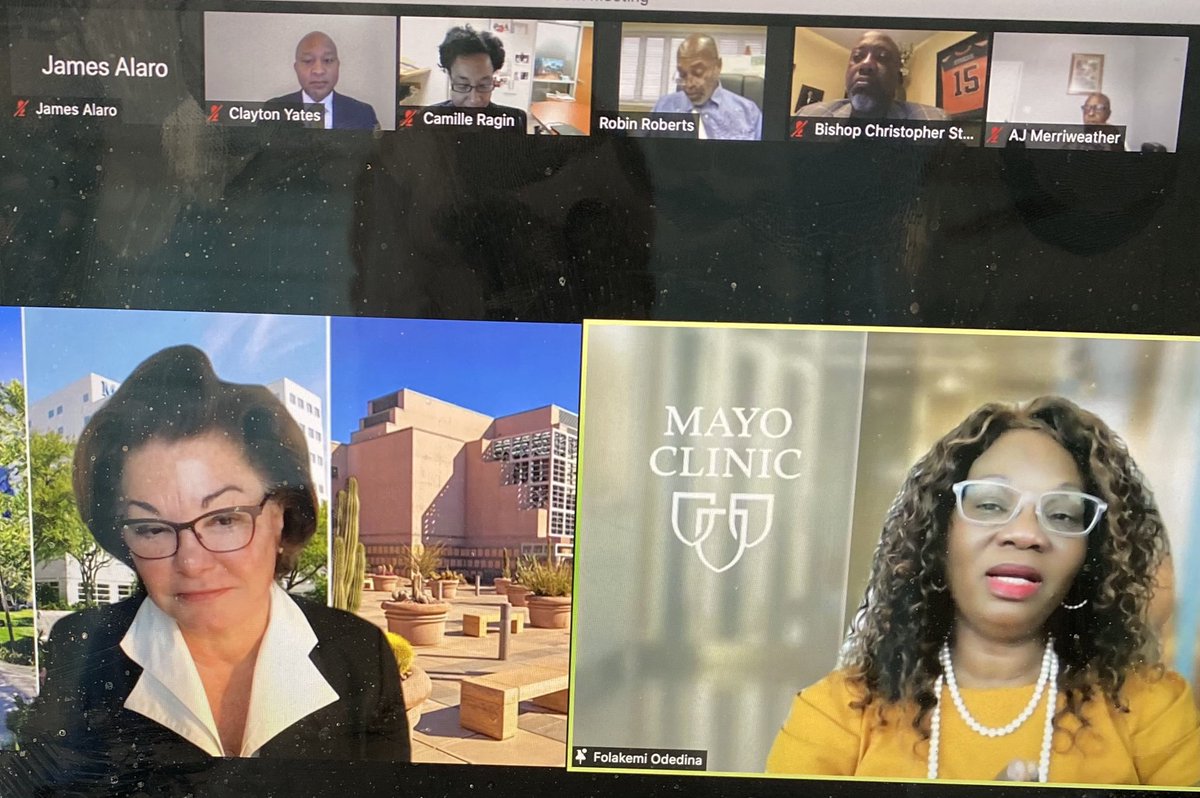 RandiakAlaro's tweet photo. An emotional start; survivors at the center @CaPTC7 Science of Global Prostate Cancer Disparities in Black men conference. Theme: S.O.S - #Science of #Survivorship . Letβs #StompCancer
#CaPTC2021
#SGCaPD2021 https://t.co/cEqZ7Ly07n