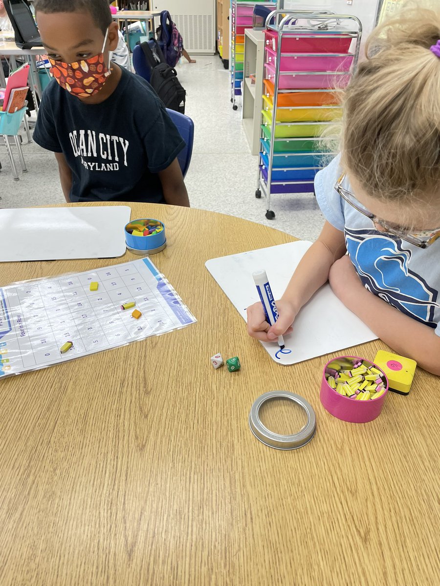 izzyin206's tweet photo. Short weeks still mean #biglearning for @oceanlakeses Ss! “Convince Me That” warm-up (👀 at those responses!), hands-on game stations, and #fact fluency. “To do 2x9 I just did one two on my 2x8!” 🥰 @VBMathRocks @VBMollyLewis https://t.co/kHPlmTtcQs